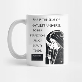 Dante Alighieri's La Vita Nuova Love Quote Mug